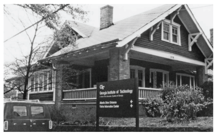 Ted's Hill's Craftsman bungalow on Georgia Tech Campus